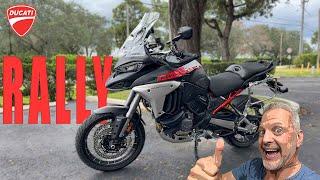 Ducati Multistrada V4 Rally Review.  Is It Road Worthy?