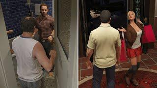 GTA 5 - All 88 HOUSE SCENES And DIALOGUES (Michael, Franklin, Trevor) | RARE MOMENTS !