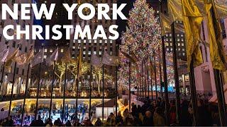 New York City Christmas LIVE Walk: Rockefeller Center Christmas Tree & Bryant Park