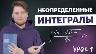 Неопределенный интеграл. Примеры решений интегралов. Часть 1 | Высшая математика TutorOnline