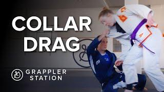 Cross Collar Drag Takedown for Jiu Jitsu