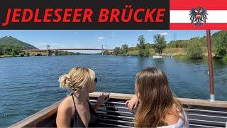 Walking Tour Vienna  , Jedleseer Brücke  July 2022, 4K