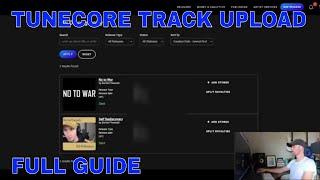 Tunecore Track Upload