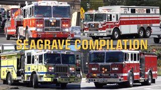 Seagrave Fire Trucks Responding Compilation 2024