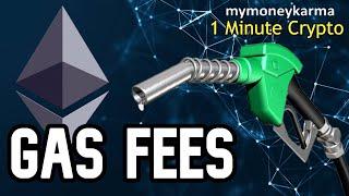 What is Gas Fee? 1 Minute Crypto | Ethereum Gas Fee Explained | mymoneykarma