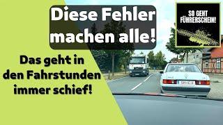 Diese Fehler passieren allen in den Fahrstunden! - Führerschein