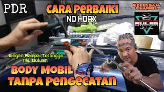 Cara perbaiki Mobil Penyok tanpa cat ‼ PDR