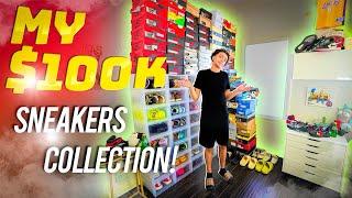 MY CRAZY $100,000 SNEAKER COLLECTION!!!