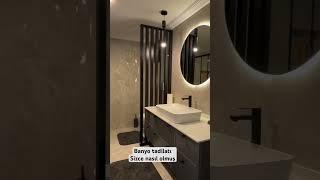 Banyo tadilatı Banyo Dekarasyon u modern banyo  lüks banyo tasarımı banyo da olması gereken ler