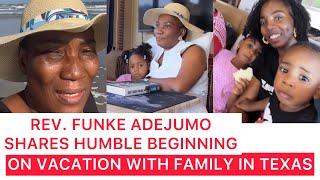 Rev Funke Adejumo| Enjoying Vacation With Family in Galveston Island| Shares Humble Beginning