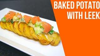 Baked Potato with leek | MakeItKitchen