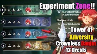 Tower of Adversity Crownless Danjin | Wuthering Waves | Danjin Showcase Experiment Zone
