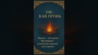 Ум как Огонь  #жизнь #развитие #осознанность #цитаты #силасознания #саморазвитие #духовность