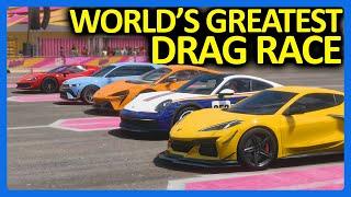 Forza Horizon 5 : World's Greatest Drag Race!!