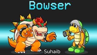 امونج اس طور باوزر الشرير مع اليوتيوبرز ! ( السفينة العملاقة ! ) - Among Us Bowser