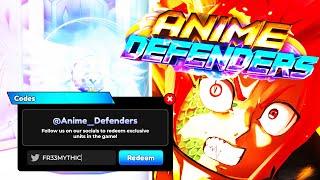 Roblox Anime Defenders - NEW UPDATE 4 (All Codes, Battlepass, New Season)