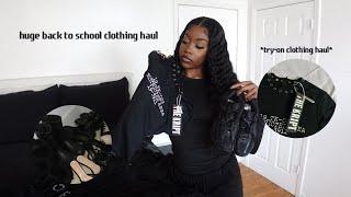 huge back to school clothing haul | the kript, aliexpress, fashion nova *collective try-on haul*