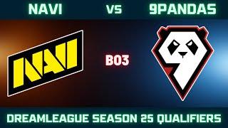 Navi vs 9Pandas - what a comeback - Highlights - DreamLeague Season 25 Qualifiers