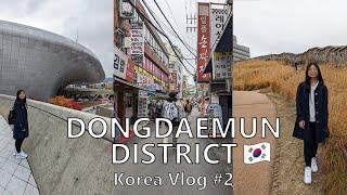 SEOUL VLOG (#2) Korean Architecture in Dongdaemun | DOOTA Food Hall Mukbang