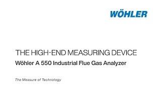 Wöhler A 550 Industrial Flue Gas Analyzer