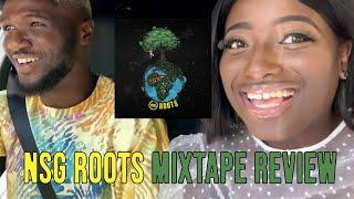 NSG - ROOTS MIXTAPE REACTION, REVIEW & MINI MUKBANG FT PAPII ABZ