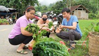 Delicious wild vegetables Everyone wants to buy. Robert | Green forest life