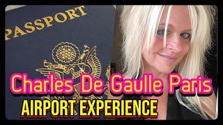 American first trip to Europe! Charles de Gaulle airport