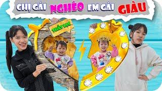 Chị Gái Nghèo Vs Em Gái Giàu | Chị Em Song Sinh Thất Lạc | Min Min TV Minh Khoa