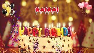 RAIRAI Happy Birthday Song – Happy Birthday to You