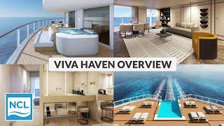 NCL VIVA Full Haven Overview 4K | Public Areas, Suite Previews, & Included Amenities