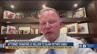 Tampa attorney donates $1M to family of man killed during attempted Trump assassination