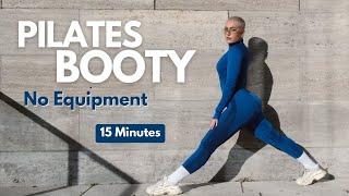 15 MIN PILATES BOOTY WORKOUT / Butt Lift and Lower Body Sculpt - No Equipment