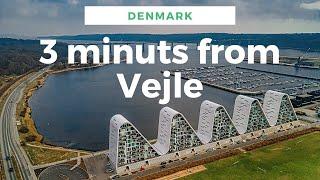 3 minutes from VEJLE... (4K) Cinematic drone footage #vejle #denmark #drone #4k