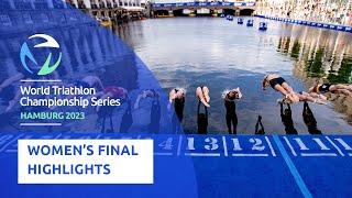 2023 World Triathlon Super-Sprint Championships Hamburg: Elite Women's Final Highlights