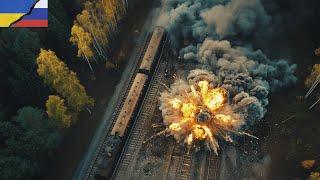 PUTIN IS DESPERATE! A TRAIN carrying a year's supply of Iskander missiles BLEW UP near Kursk!