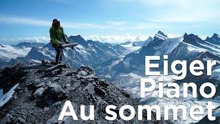 Arête Mittellegi Piano au sommet de l'Eiger Alpes Bernoises montagne alpinisme musique culture