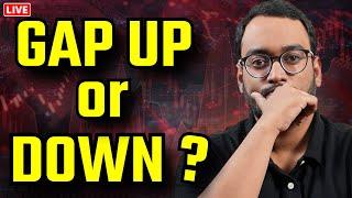 NIFTY GAP UP OR DOWN ? | Nifty Prediction | Crypto Bitcoin Prediction  | Investographer