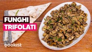 FUNGHI TRIFOLATI in padella: il contorno PERFETTO pronto in pochi minuti! 