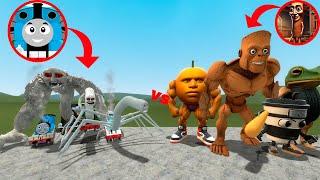 Cursed Thomas vs Italian Brainrot FIGHT
