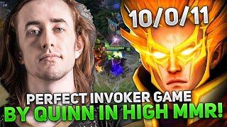 PERFECT INVOKER GAME by QUINN in HIGH MMR!