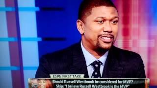 Jalen Rose Exposes Skip Bayless' Lies About High School Baskebtall Skills