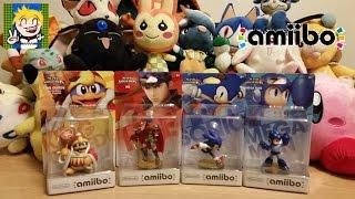 Massive Amiibo Unboxing! King Dedede, Ike, Sonic, and Megaman!!!