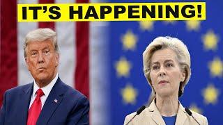 EU PREPARES MASSIVE RETALIATION With €100B as Trump Orders 50% Tariffs on European Imports!