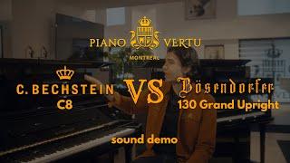 Bösendorfer 130 Grand Upright VS C.Bechstein C8 - 2 of the Best Uprights in the World