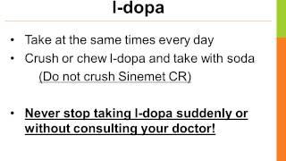 How and When to Take L-Dopa