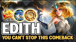 NEW Edith Build gave me an Epic Comeback!〖New Season Solo-Q Ranked〗