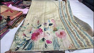 Chickpet Bangalore Designer sarees||Ashada sale️️||Single piece courier available