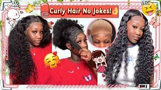 Best Flawless Frontal Wig Install!Invisible Lace Deepwave Natural Hair #ULAHAIR Review