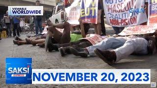 Saksi Express: November 20, 2023 [HD]