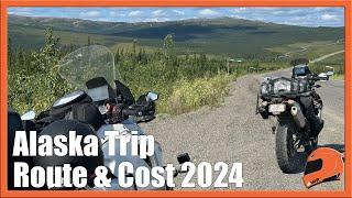 Alaska Motorcycle Trip | Cost, Route, Hotels | Alaska 2024